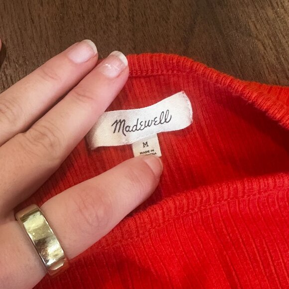 Madewell Classic Ribbed Tank (M) - Picture 3 of 3